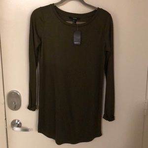 Forever 21 olive green dress